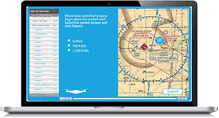 Screenshot of Part 107 Online Course